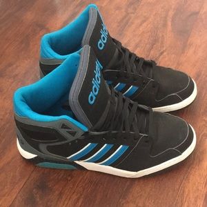 Men’s black and blue adidas